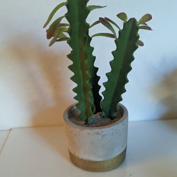 NWT Ashland Faux Triple Succulent Plant As-Is Pot Floral Michael's Desert Summer - Picture 5 of 10